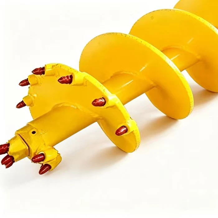 Rotary Drilling Equipment- Single Cut Rock Auger